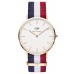 Daniel Wellington Cambridge Watch NATO Rose 40mm _0103DW_DW00100003